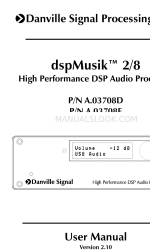 Danville Signal Processing A.03708B Manuale d'uso