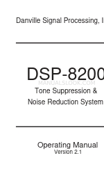 Danville Signal Processing DSP-8200d Manuale operativo