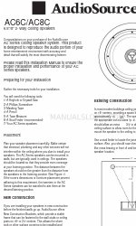 AudioSource AC6C Manuel du propriétaire