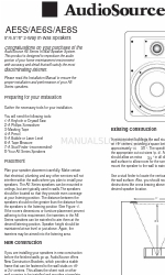 AudioSource AE6S Manual de instalação