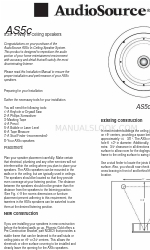 AudioSource AS5c Manuale di installazione