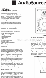 AudioSource AS6S Installatiehandleiding
