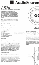 AudioSource AS7C Installationshandbuch