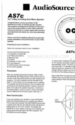 AudioSource AS7C Benutzerhandbuch