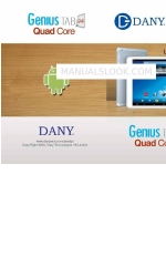 Dany Genius Tab Q4 Manuel de l'utilisateur