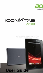 Acer Iconia Tab A110 Podręcznik użytkownika