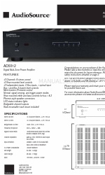 AudioSource AD5012 Посібник користувача