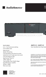 AudioSource AMP 210 Benutzerhandbuch