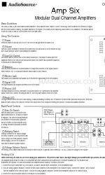 AudioSource Amp Six Gebruikershandleiding