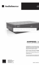 AudioSource AMP200 Manuale d'uso