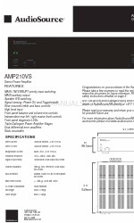 AudioSource AMP210VS Gebruikershandleiding