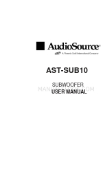 AudioSource AST-SUB10 Manuale d'uso