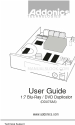 Addonics Technologies DDU7SAS Panduan Pengguna