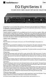 AudioSource EQ 8 Series II Kullanıcı El Kitabı