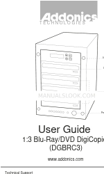 Addonics Technologies DGBRC3 Kullanıcı Kılavuzu