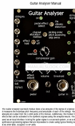 Audiospektri Guitar Analyser Manuel