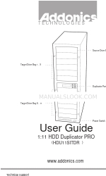 Addonics Technologies HDU11SITDR ユーザーマニュアル