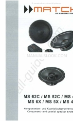 Audiotec Fischer match MS 4X Manuel