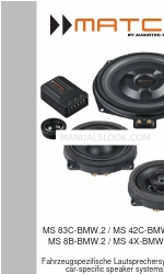 Audiotec Fischer MATCH MS 4X-BMW.2 Gebruikershandleiding