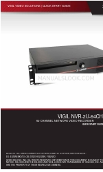 3xLogic VIGIL NVR-2U-64CH Посібник із швидкого старту