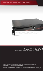 3xLogic VIGIL NVR-2U-64CH Manual de inicio rápido