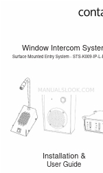 Contacta STS-K009-IP-L-B Manual de instalação e do utilizador