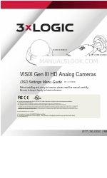 3xLogic VISIX Gen III Series Menu manuale