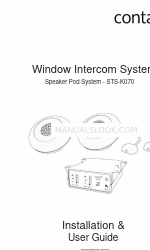 Contacta STS-K070 Manuel d'installation et d'utilisation