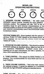 Audiotech Model 500 Kullanım Talimatları Kılavuzu