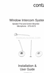 Contacta STS-K072 Manuel d'installation et d'utilisation