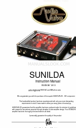 Audiovalve SUNILDA Buku Petunjuk