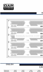 DAPAudio CX-500 Manuel de l'utilisateur