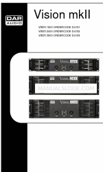 DAPAudio Vision 2400 ORDERCODE D4152 Manuel