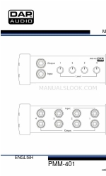 DAPAudio PMM-401 매뉴얼