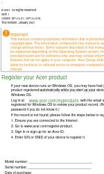 Acer SP114-31 Handbuch