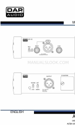 DAPAudio ADI-101 Benutzerhandbuch