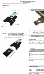 Addonics Technologies ADEXC34CB Installatiehandleiding