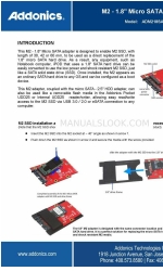 Addonics Technologies ADM218SA Handmatig