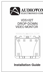 Audiovox VDS102T インストレーション・マニュアル