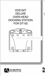 Audiovox VDS102T 操作マニュアル