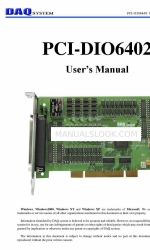 DAQ system PCI-DIO6402 Gebruikershandleiding