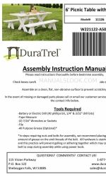 DuraTrel 11126 Manual de montaje e instrucciones