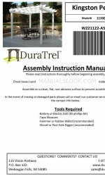 DuraTrel Kingston 11300 Panduan Perakitan & Instruksi