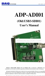 DAQ system USB3-SDI01 Podręcznik użytkownika