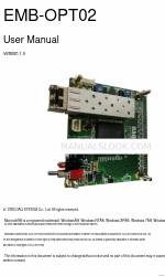 DAQ system EMB-OPT02 사용자 설명서