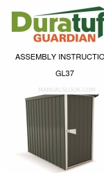 Duratuf GUARDIAN SHED GL37 Manuale di istruzioni per il montaggio