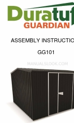 Duratuf Gurdian Sheds GG101 Assembly Instructions Manual