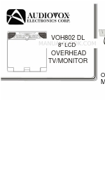 Audiovox VOH802 - VOH 802 - LCD Monitor Manual del usuario