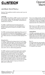 Contech CatchBasin StormFilter オペレーションとメンテナンス