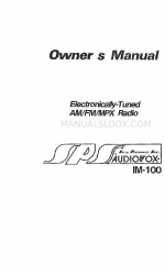 Audiovox SPS IM-100 Gebruikershandleiding